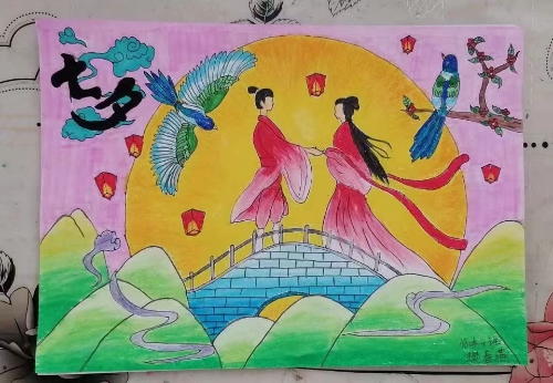 我校学生网评员开展千古月霄望七夕万缕红丝牵眷情七夕主题系列活动